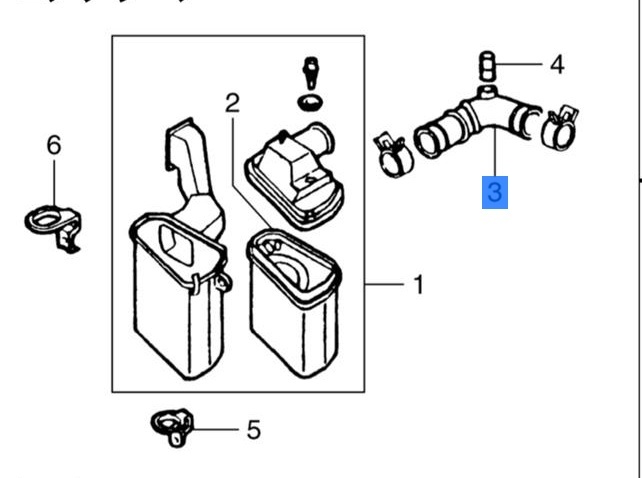 ●新品 未使用●ダイハツ純正 コペン L880K エアクリーナ ホース N0.2 拍卖