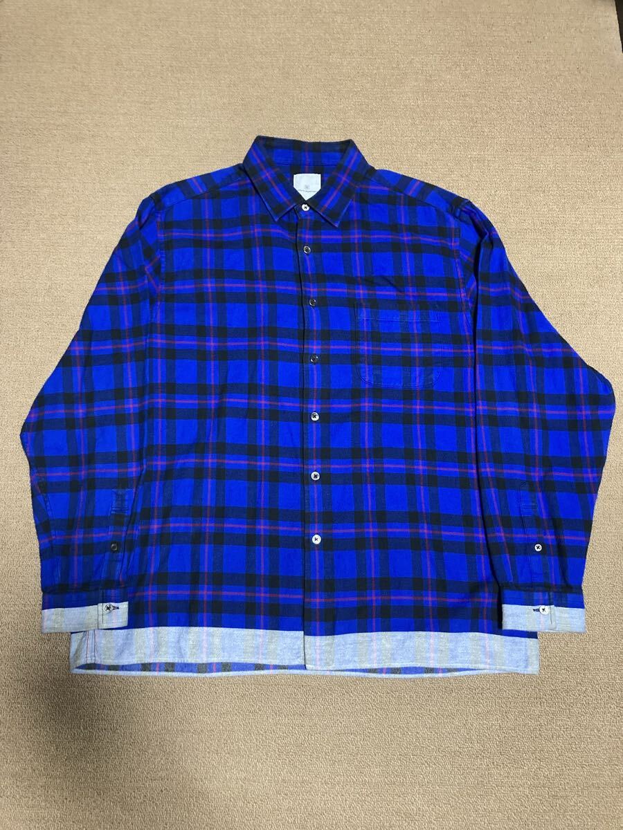 uniform experiment ラインネルシャツ 3 エリオットタータン グッドイナフ 拍卖