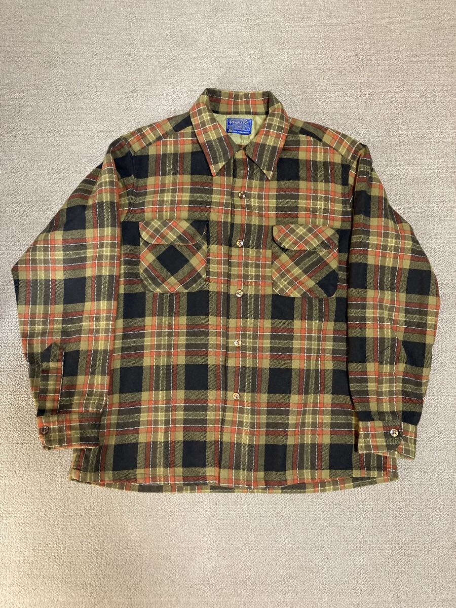 USA製 PENDLETON ボードシャツ L ビンテージ ペンドルトン 60s 70s拍卖