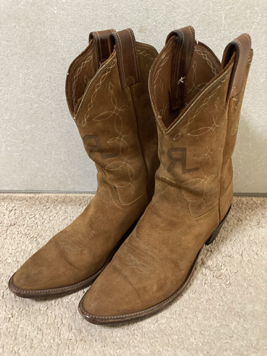 USA製 RRL スエード ウエスタンブーツ 10D 28センチ拍卖