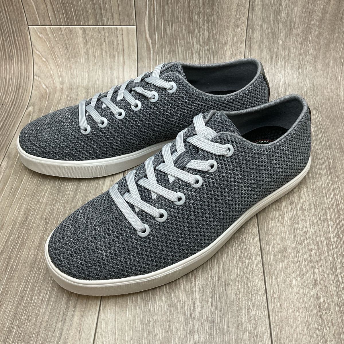 Orobianco◆ニットスニーカー◆グレー◆サイズLL(26.5〜27.0cm)紳士革靴ビジカジオフィスカジュアル通勤拍卖