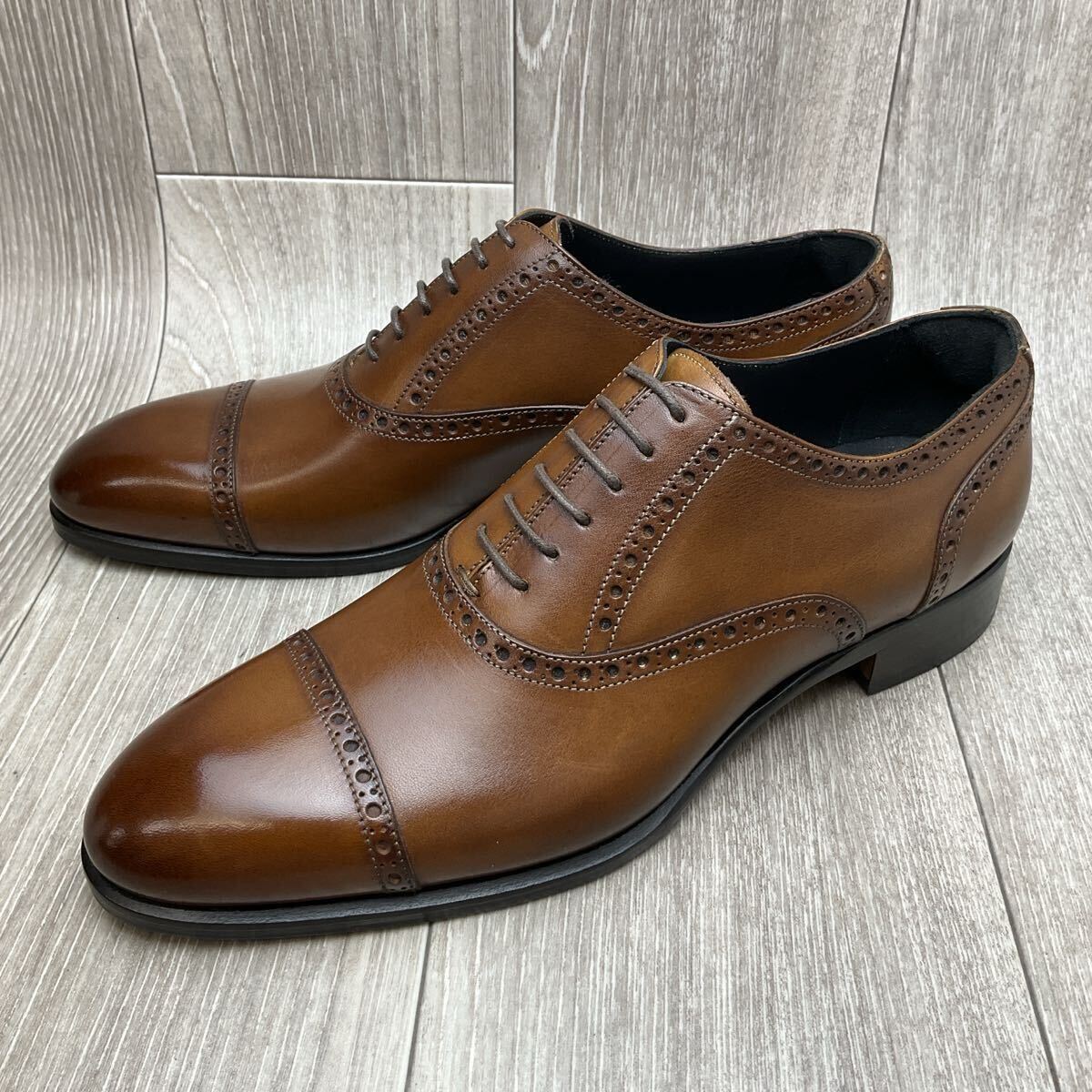 【アウトレット】Orobianco◆ビジネスシューズ◆サイズ42(26.0cm)◆ブラウン◆イタリア製オロビアンコ紳士革靴 茶拍卖