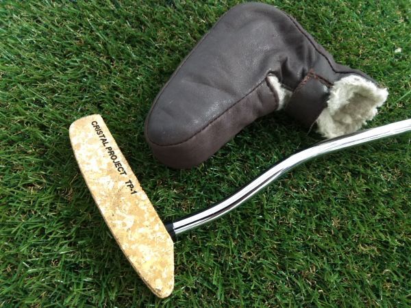 CRYSTAL PROJECT TP-1 ゴールド パター34インチ 金色 カバー#G359GG拍卖