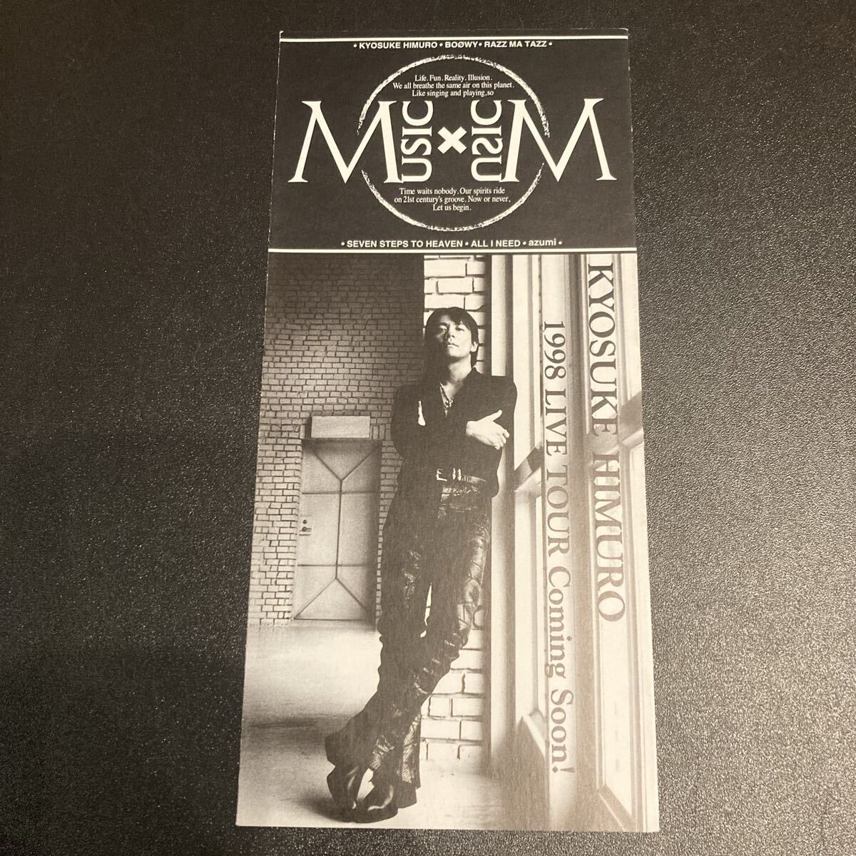 美品 貴重 氷室京介 冊子 フライヤー MUSIC × MUSIC拍卖