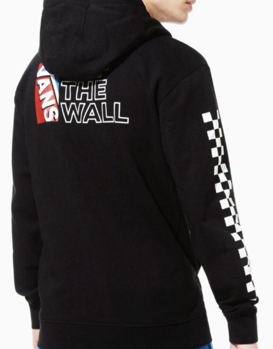 【L】VANS バンズ プルオーバーパーカー DIMENSION PO/黒拍卖