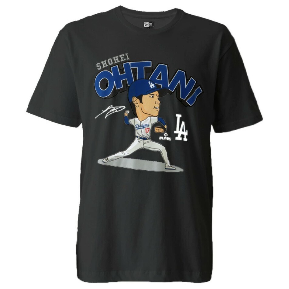 【XL】NEW ERA ニューエラ 半袖Tシャツ 大谷翔平Tシャツ拍卖