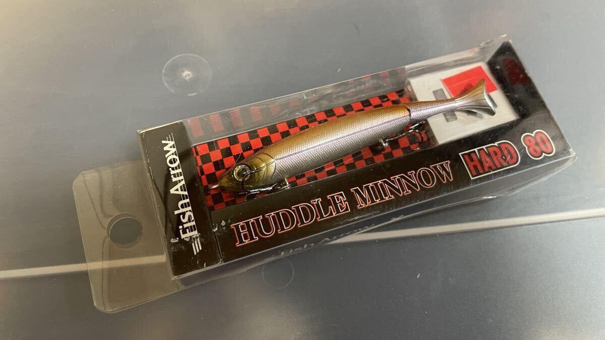 新品未使用 FISH ARROW フィッシュアロー HUDDLE MINNOW HARD 80 SS ハドルミノーハード 80 SS パールワカサギ拍卖