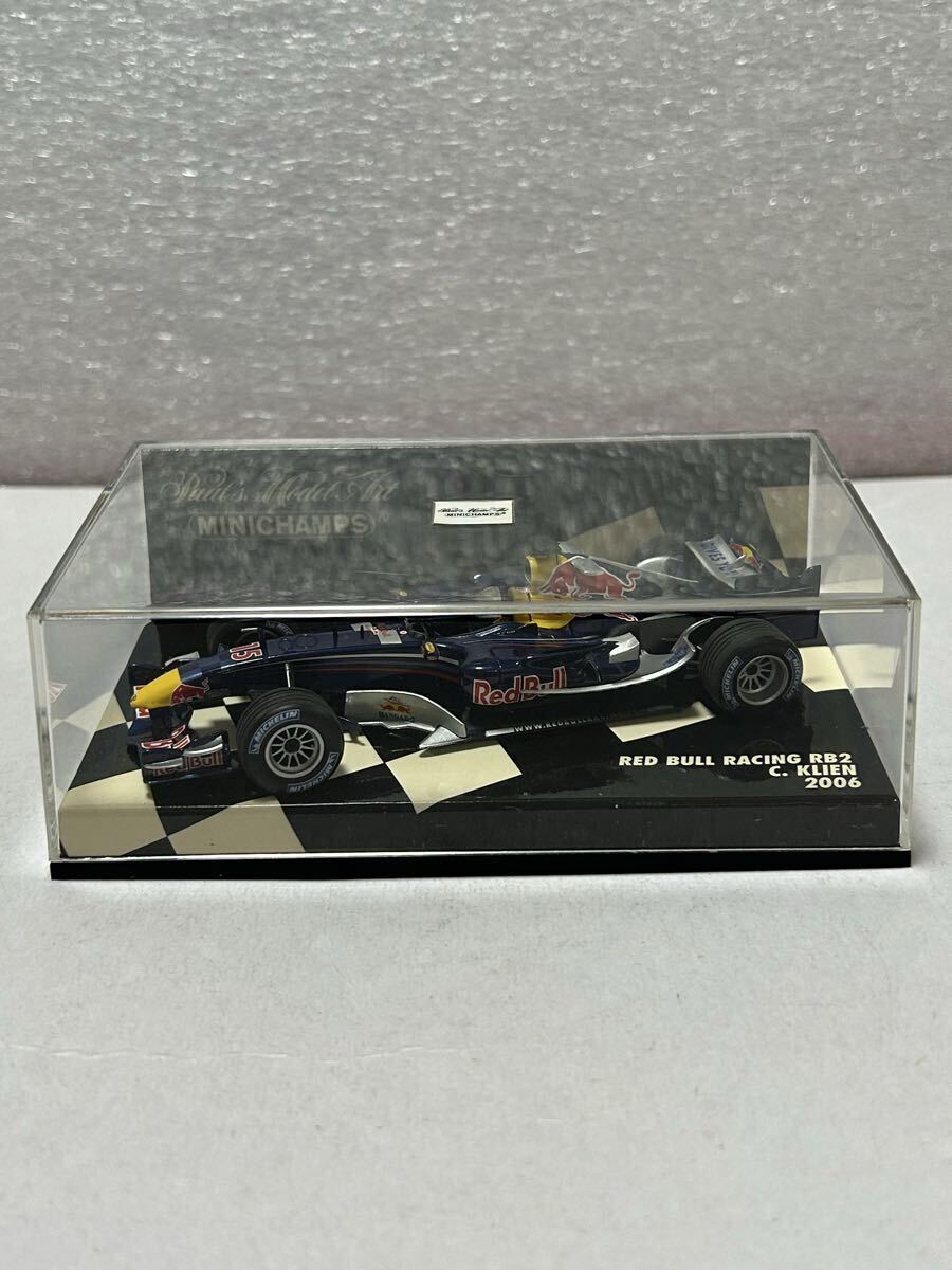 激レア絶版希少!MINICHAMPS/ミニチャンプス!RED BULL RACING RB2!C.KLIEN 2006!1/43スケール!当時物!新品未使用品!拍卖