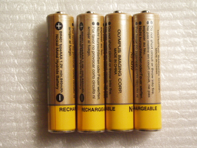 単4-Olympus-2 単4形充電池4本拍卖