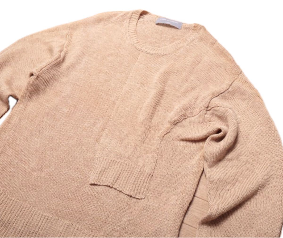 1998 ●変形サマーニット 田中啓一 オム コムデギャルソン comme des garcons アーカイブVintage archive デカオム 銀タグ オールド リネン拍卖