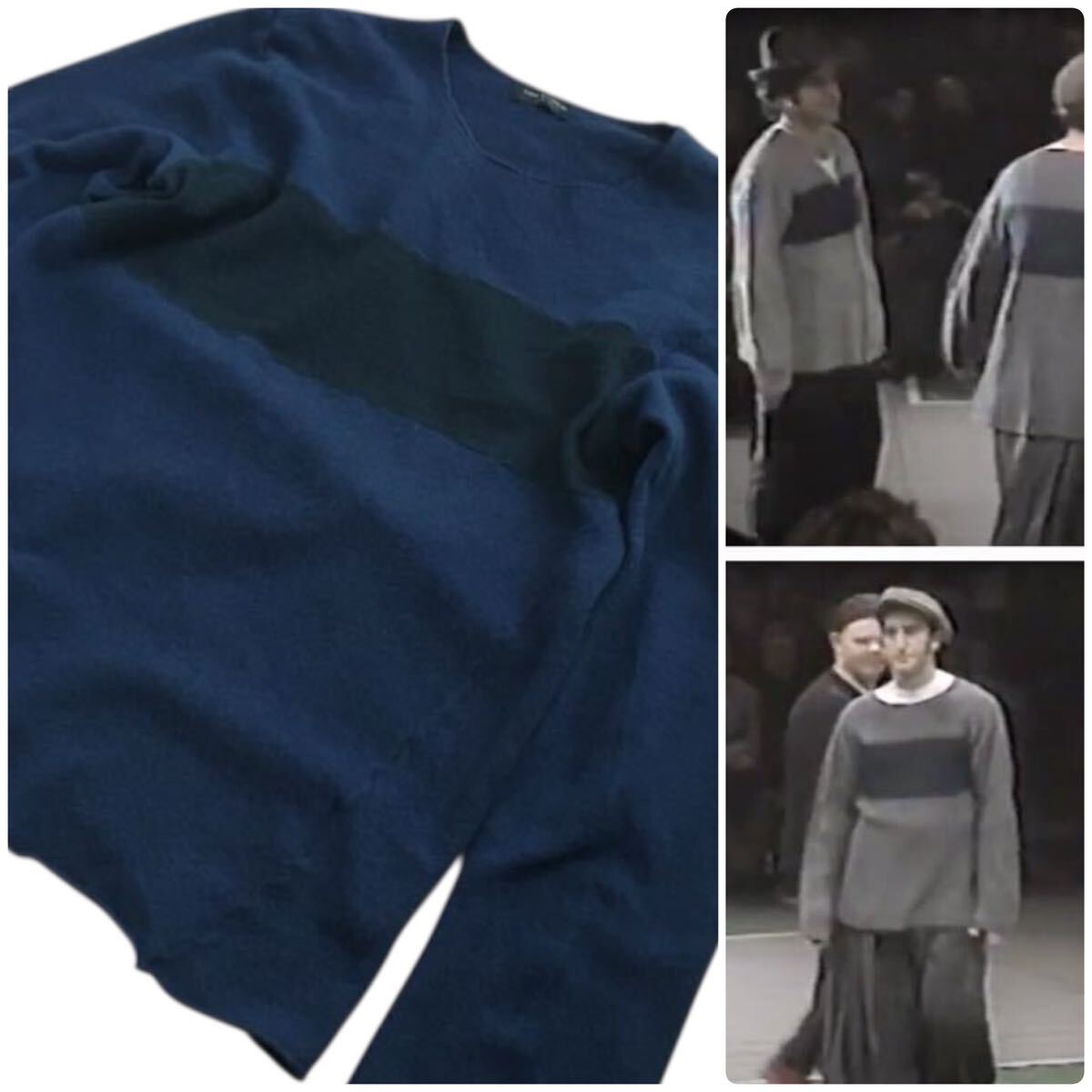 ●1994●縮絨期●コムデギャルソンオム セーターcomme des garconsヴィンテージVintageアーカイブ90年代 デカオムArchiveプリュス 田中啓一拍卖