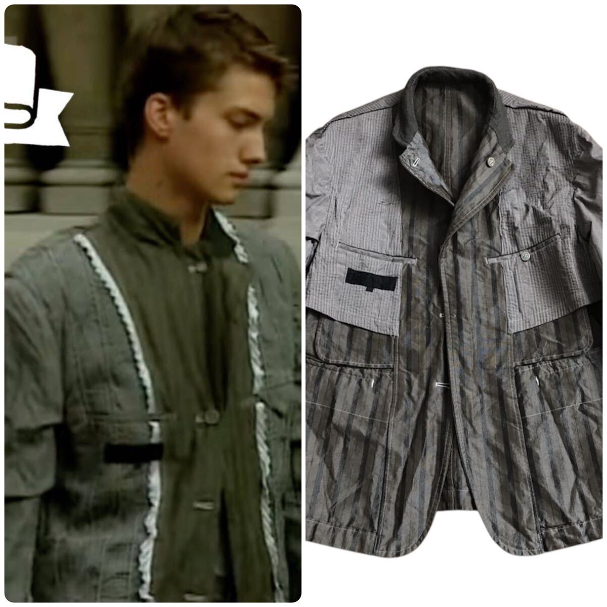 1999年 フリル期 コムデギャルソン アーカイブ オムプリュスcomme des garcons homme plusヴィンテージ Vintage Archive 90年代 川久保玲拍卖