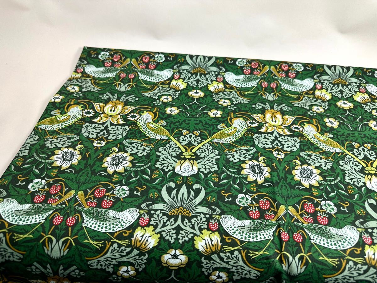 USAシーチング.綿100%生地.幅110cm×50cm.苺.鳥2247拍卖