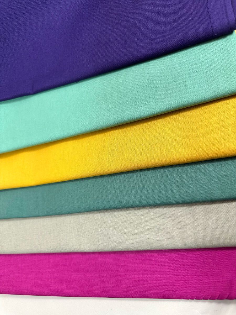 生地.シーチング.綿100%.50cm× 25cm.6枚纏めて拍卖