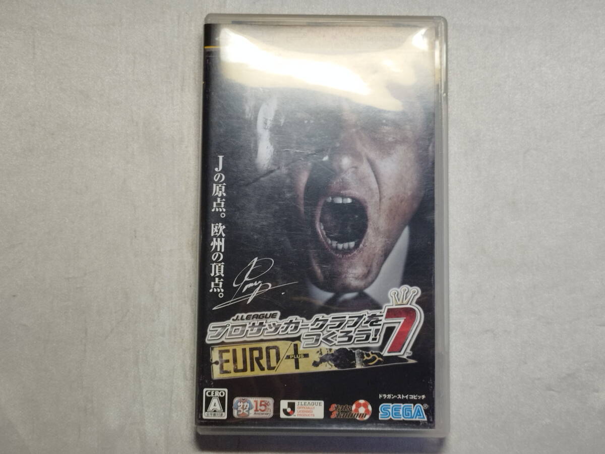 中古品 PSPソフト J.LEAGUE プロサッカークラブをつくろう!7 EURO PLUS拍卖