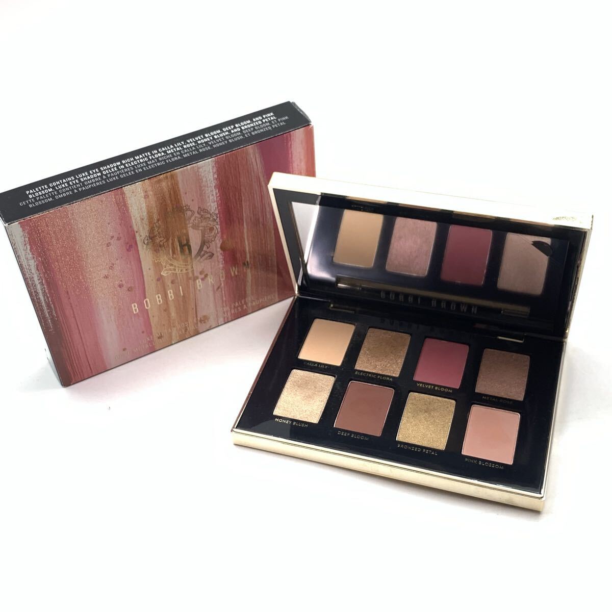 ほぼ未使用 BOBBI BROWN ボビィブラウン リュクス メタル ローズ アイシャドウ パレット アイシャドー 化粧品 コスメ 管理RY25004578拍卖