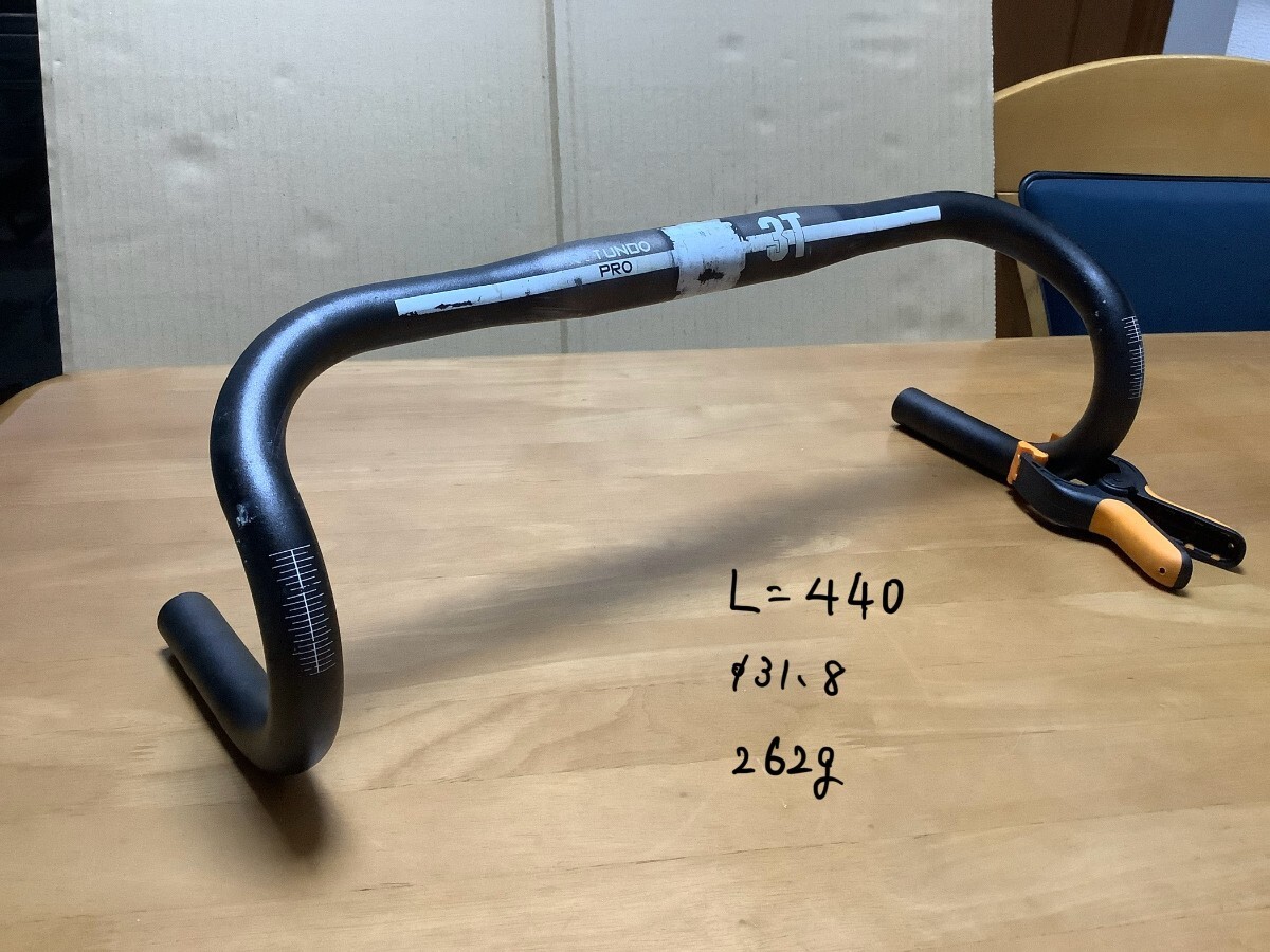 ハンドル Φ31.8 3T ROTUNDO PRO L=440 ドロップハンドル アルミ 拍卖