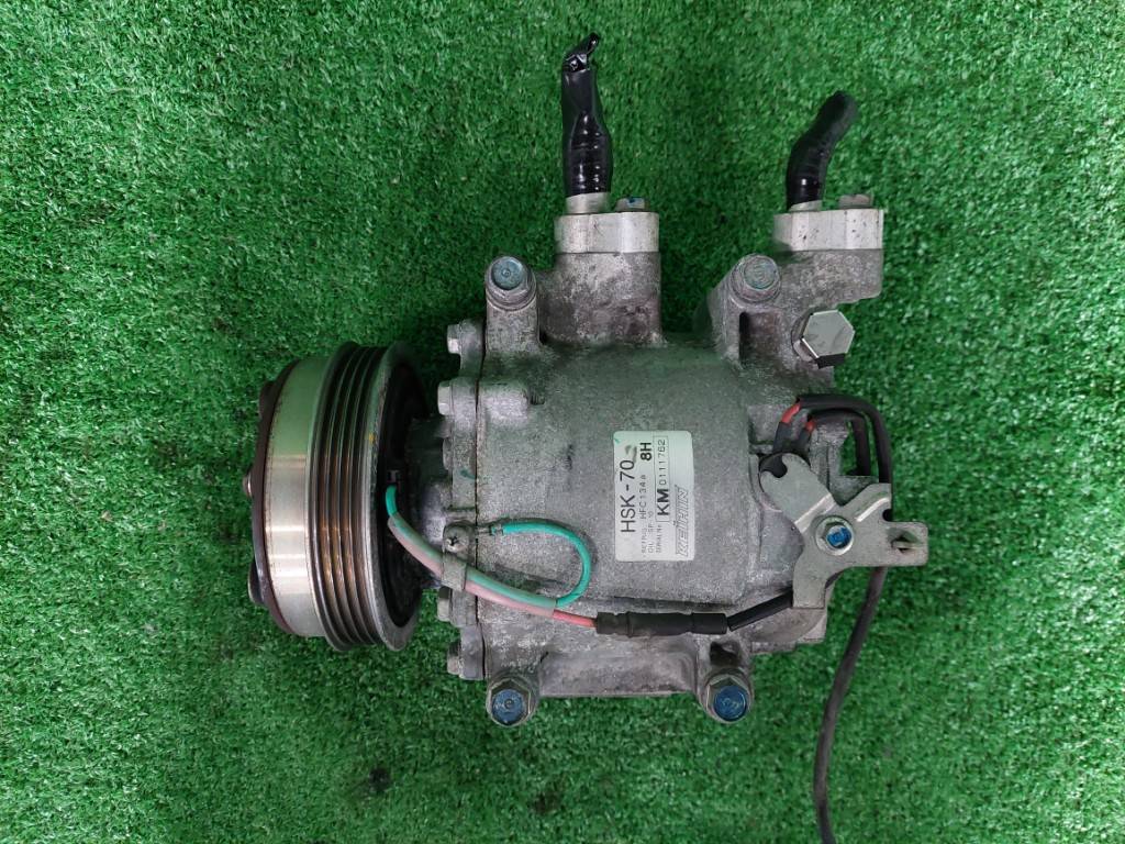 ホンダフィットハイブリッド①DAA-GP1 エアコンコンプレッサー KEIHIN KM0111762 走行距離:145,147㎞ 初年度登録:平成24年拍卖