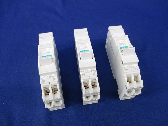 コンパクトブレーカSH型 2P1E20A(3個入) SH-30 BSH2201拍卖