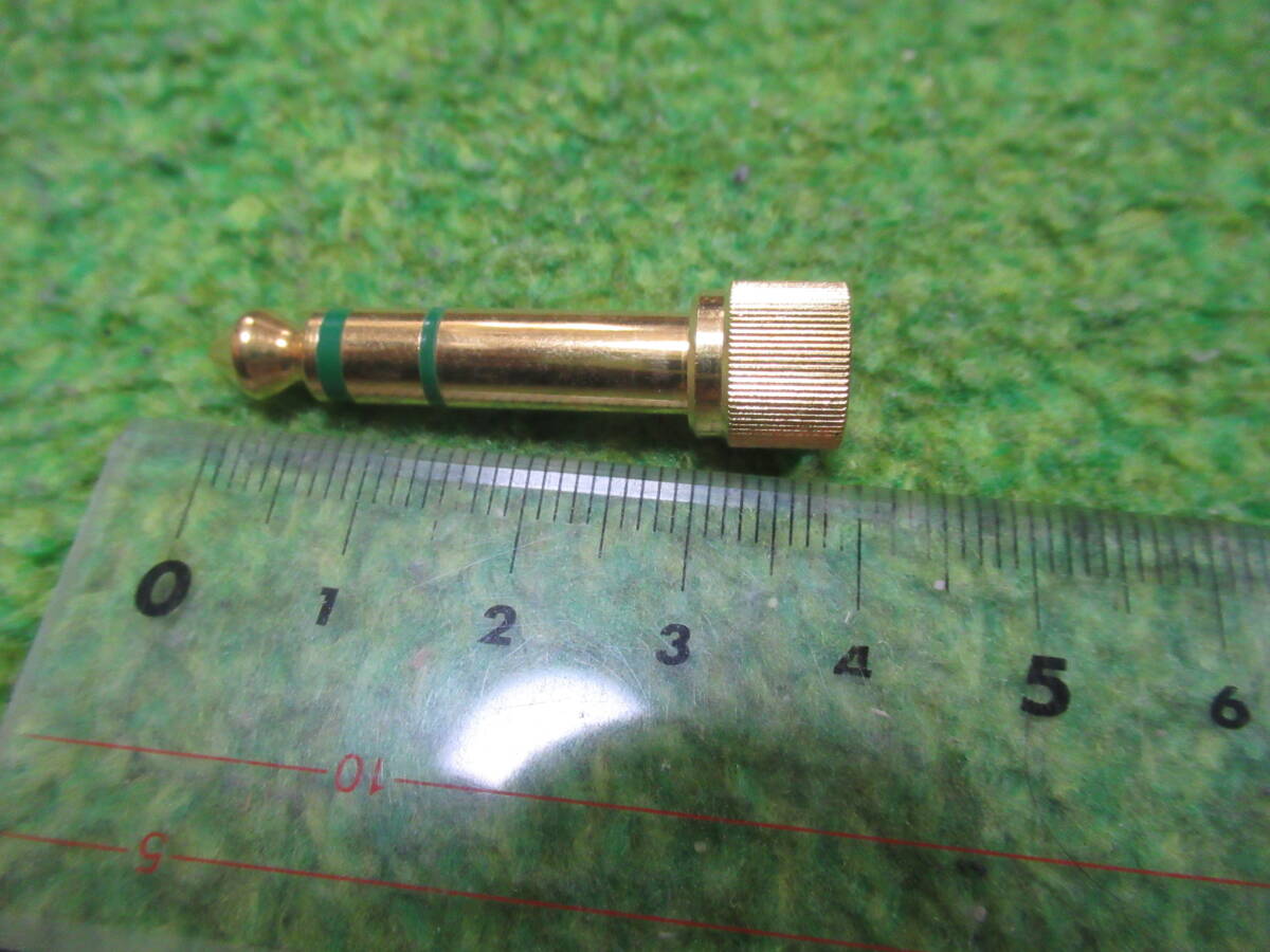 3.5mmステレオミニプラグ-6.3mmステレオ標準プラグ変換アダプタ拍卖