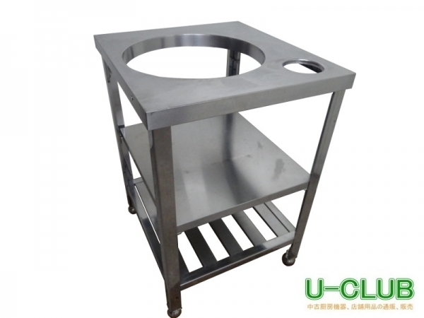 ★※◆JK1421|炊飯台 作業台 ステンレス W550×D600×H800mm 中古 業務用 ワークテーブル拍卖