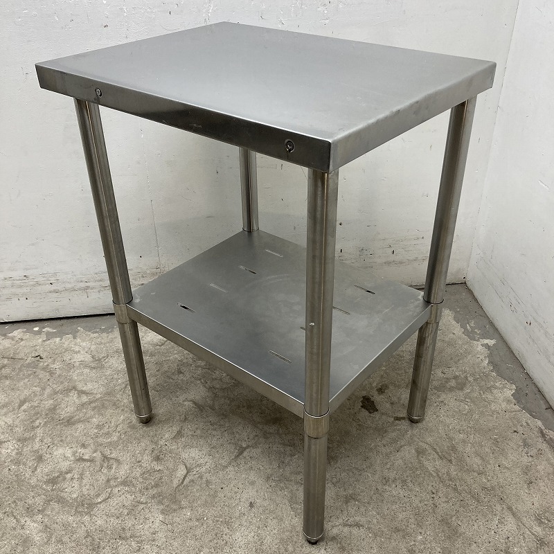 ★EI1531 | 作業台 ステンレス W450×D600×H800mm 業務用 厨房用 中古 ワークテーブル拍卖