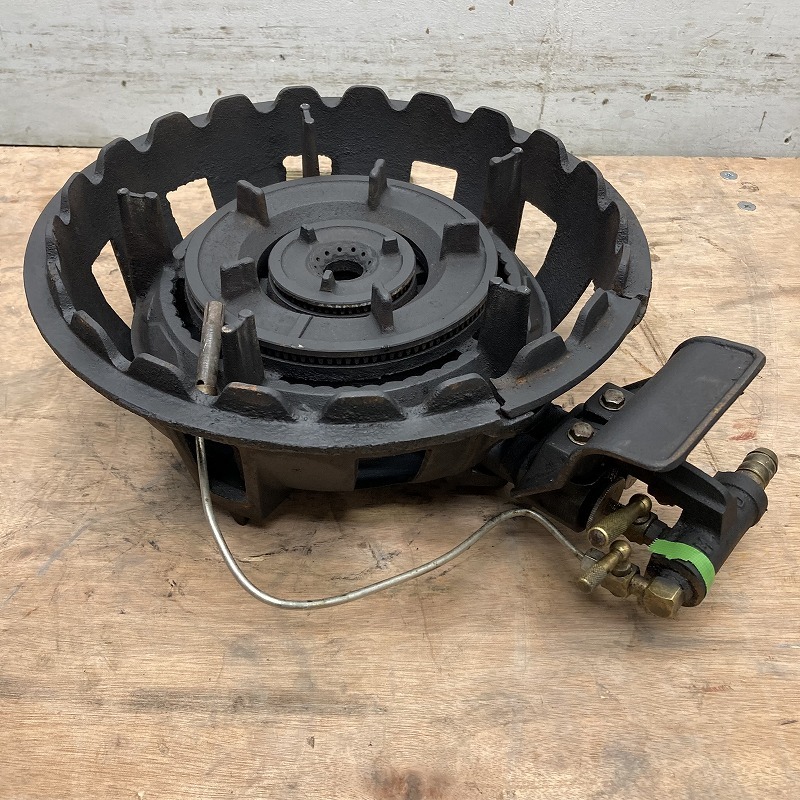 ★EH1107 | 鋳物コンロ 都市ガス W340×D400×H200mm 中古 業務用 厨房用拍卖