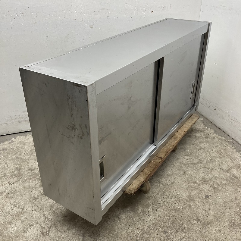 ★EI2317 | 吊戸棚 食器庫 ステンレス W1200×D300×H600mm 中古 業務用 厨房用拍卖