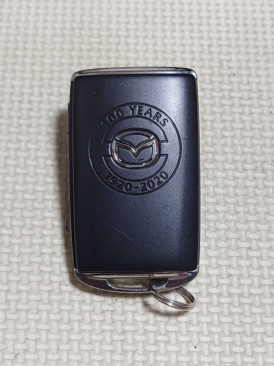 マツダ MAZDA 純正 3ボタン スマートキー 100YEARS 100周年限定モデル MAZDA3 CX-30 CX-60 CX-3 CX-5 CX-8等 中古品拍卖