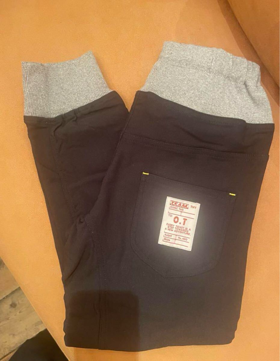 新作☆オフィシャルチーム起毛スーパーストレッチジョガーパンツ1225262ブラック 150㎝拍卖