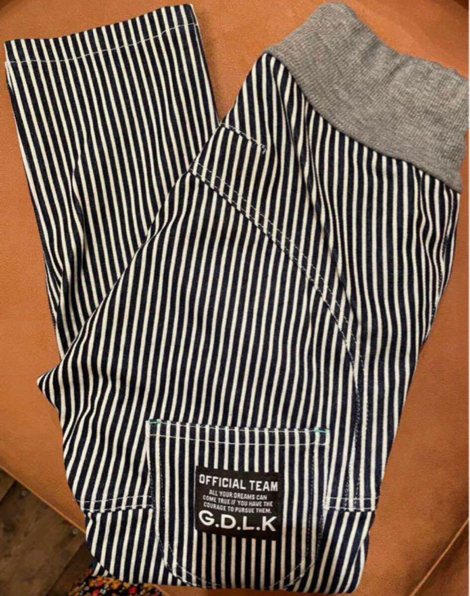 新作☆オフィシャルチームカットデニムサルエルパンツ1125301 ピッコリー 130㎝拍卖