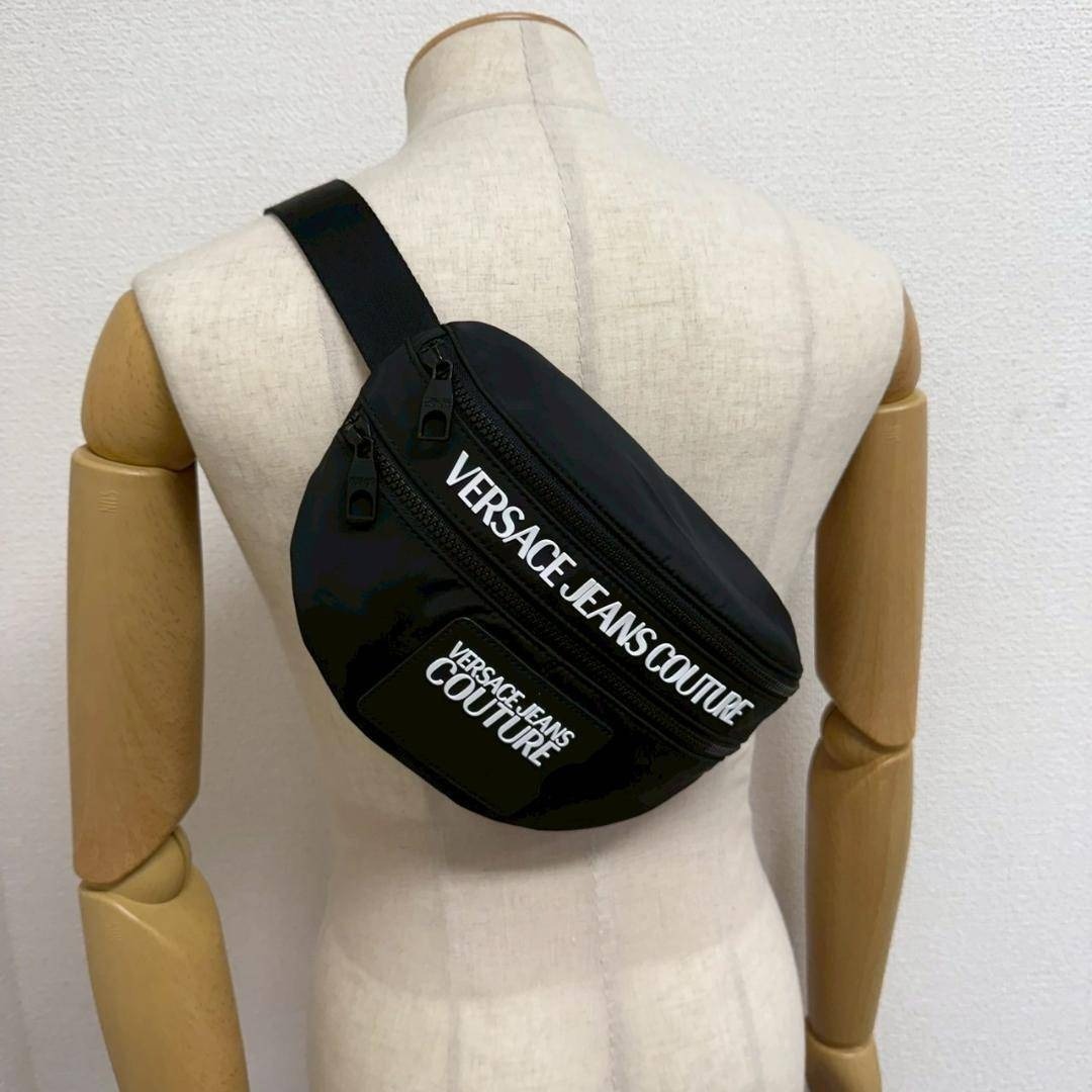 VERSACE BLACK RANGE ICONIC LOGO ベルトバック拍卖