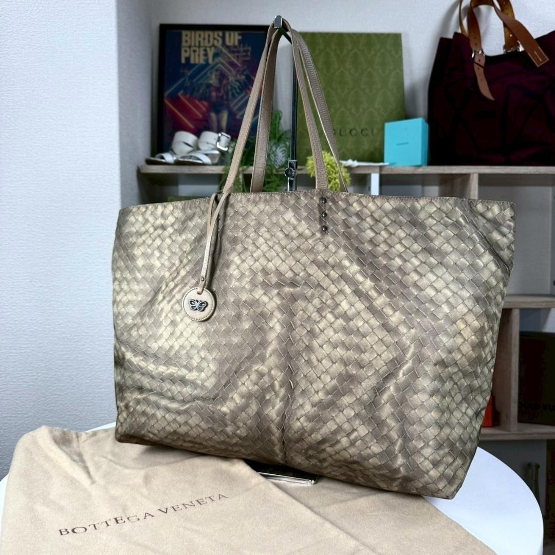 BOTTEGA VENETA 名作 ナイロン イントレッチオ トートバック拍卖