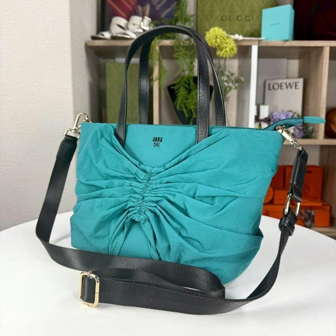 新品 デザイン最高 ANNASUI ハンドバッグ 2way ロゴ拍卖