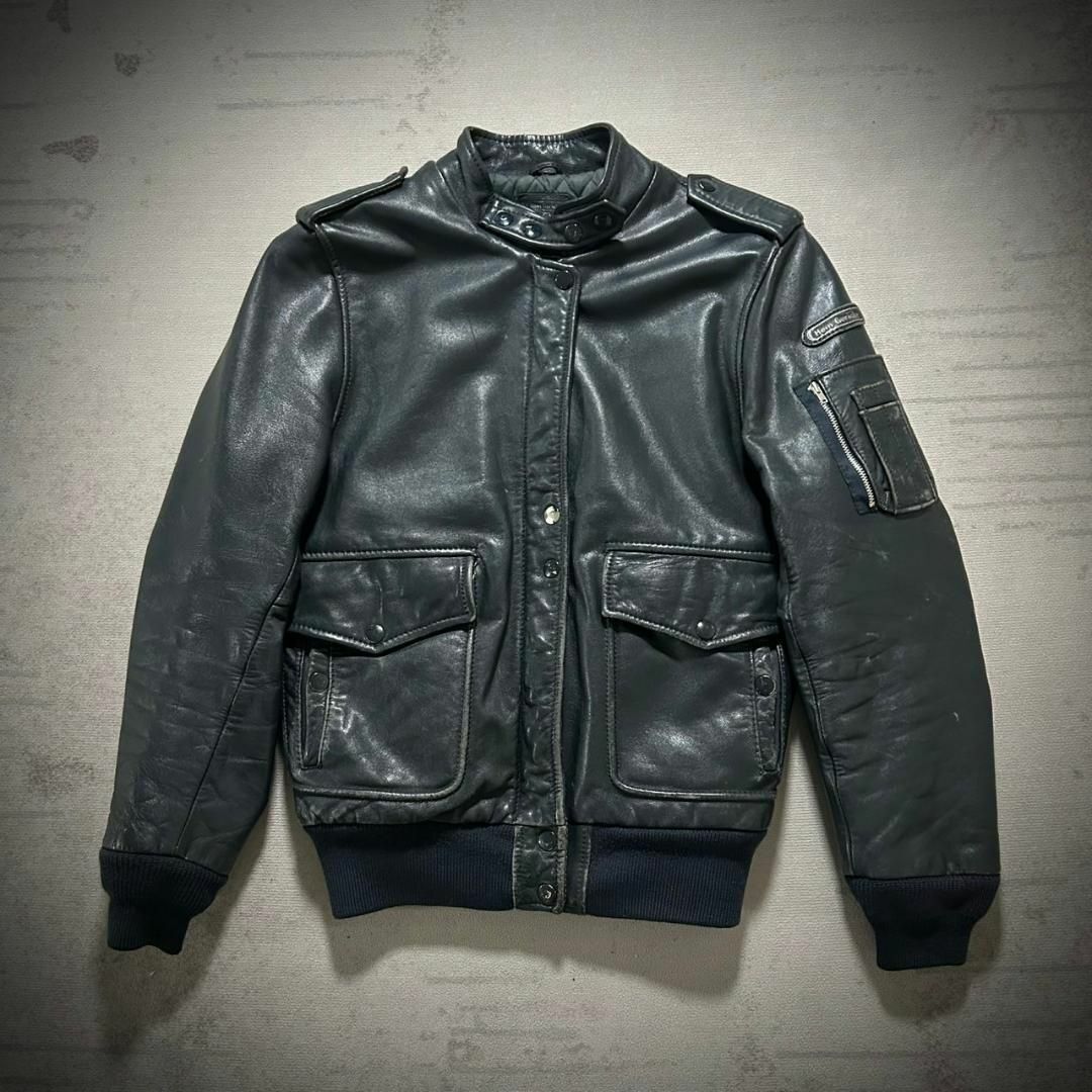 80's ドイツ名門 HeinGericke レザーJKT 42 A-2拍卖