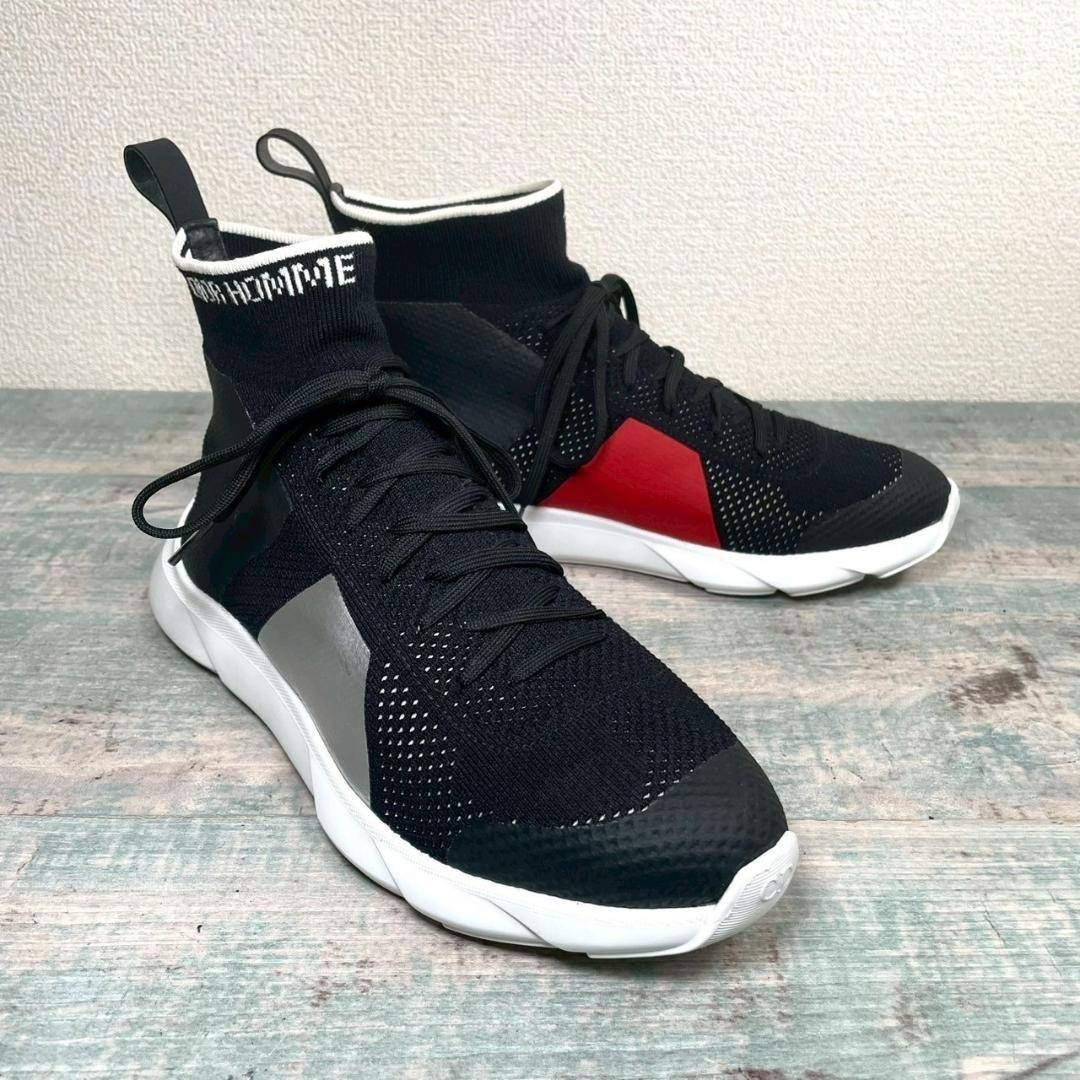 超美品 Dior Homme 名作 ソックススニーカー 18HDC 40拍卖