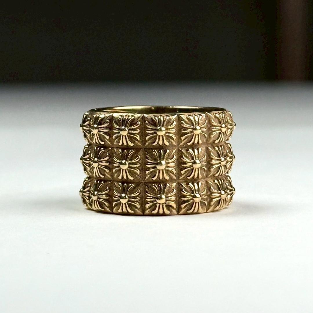 良品 Kibounohikari トリプル ピート パンクリング 925 20号拍卖