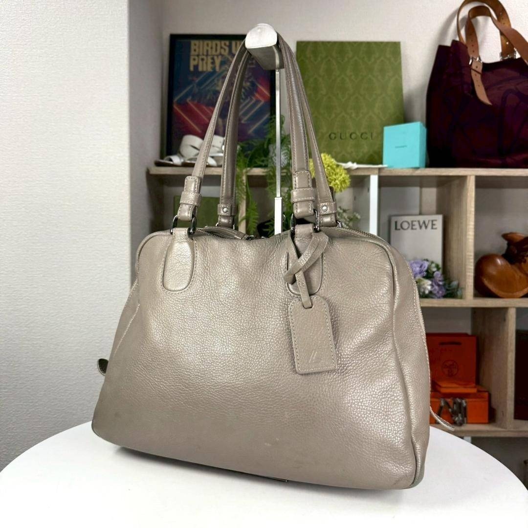 土屋鞄 クラルテサージュ 名作 オールレザー シボ革 トートバッグ拍卖