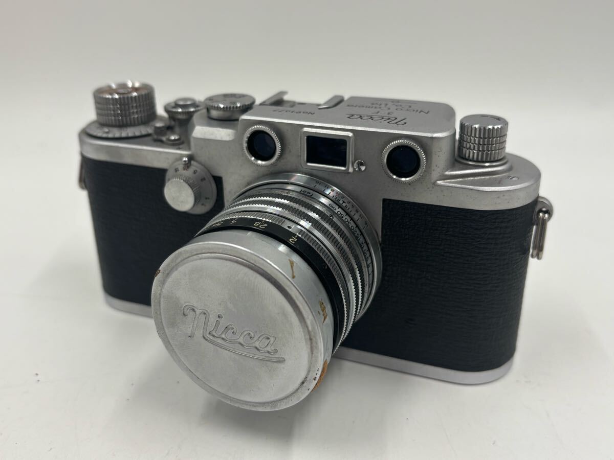 H38642032521 Nicca ニッカ 3-F NIKKOR-H・C 1:2 5cm Nippon Kogaku Japan レンジファインダーカメラ 現状品 中古拍卖