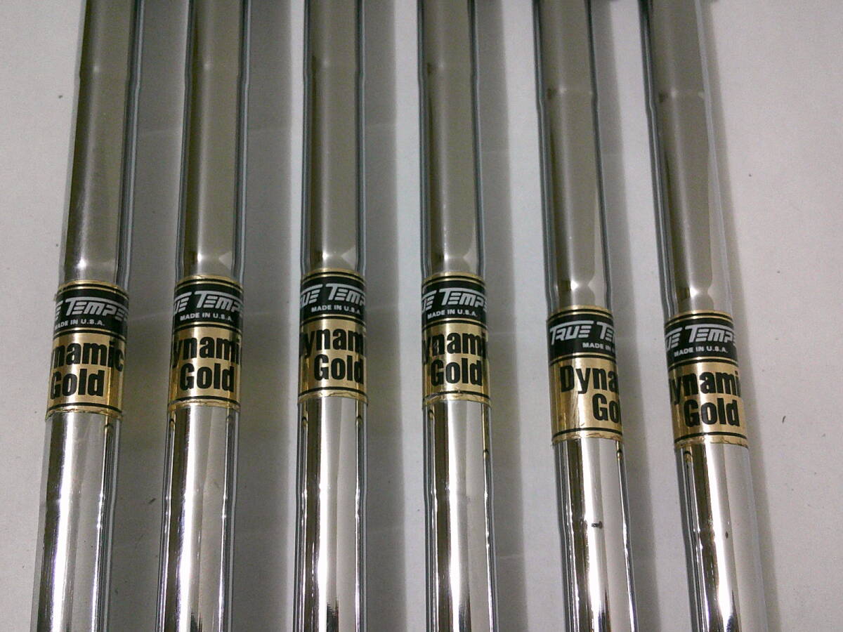 中古シャフト★Dynamic Gold S200★6本★37in~半インチ刻み DG拍卖