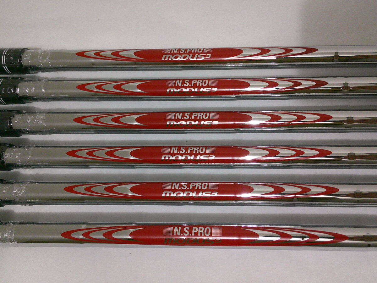 中古シャフト★N.SPRO MODUS3 TOUR105 S★6本★36.75in~ モーダス ピン未使用グリップ付き拍卖