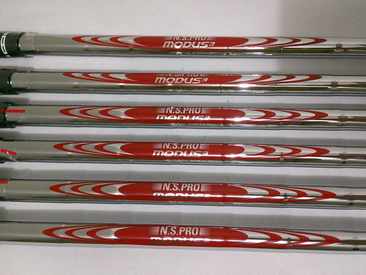 中古シャフト★N.S PRO MODUS3 TOUR120 S★6本★36.75in~ モーダス タイト未使用グリップ付き拍卖