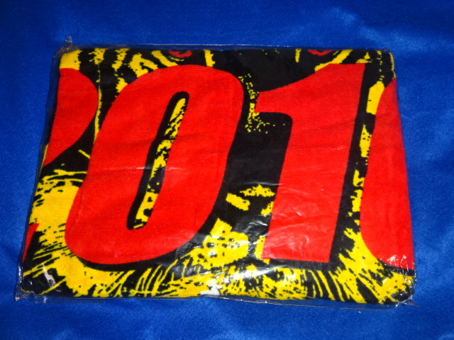 2■ 長渕剛 未開封の 2010年 カウントダウン ビッグタオル A HAPPY NEW YEAR 虎 タイガー拍卖