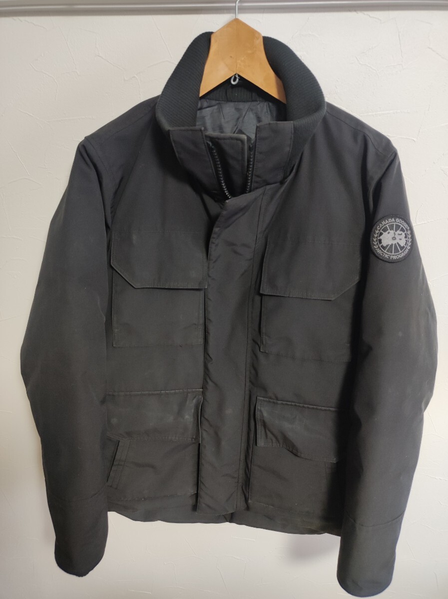 CANADAGOOSE ダウンジャケット 4550MB Maitland Parkaブラックレーベル 黒ワッペン カナダグース拍卖