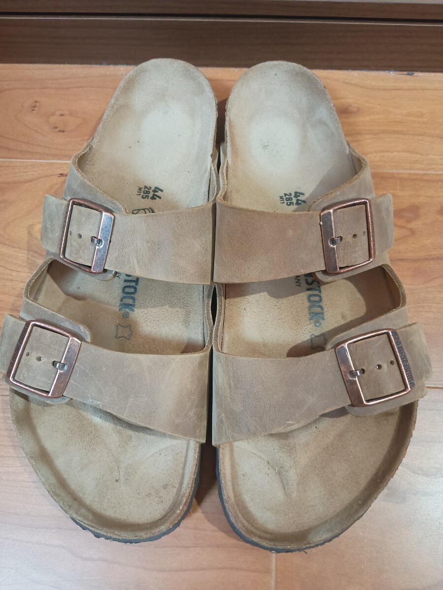 ビルケンシュトック BIRKENSTOCK アリゾナ ARIZONA タバコ 44 28.5 レギュラー幅 ドイツ製拍卖