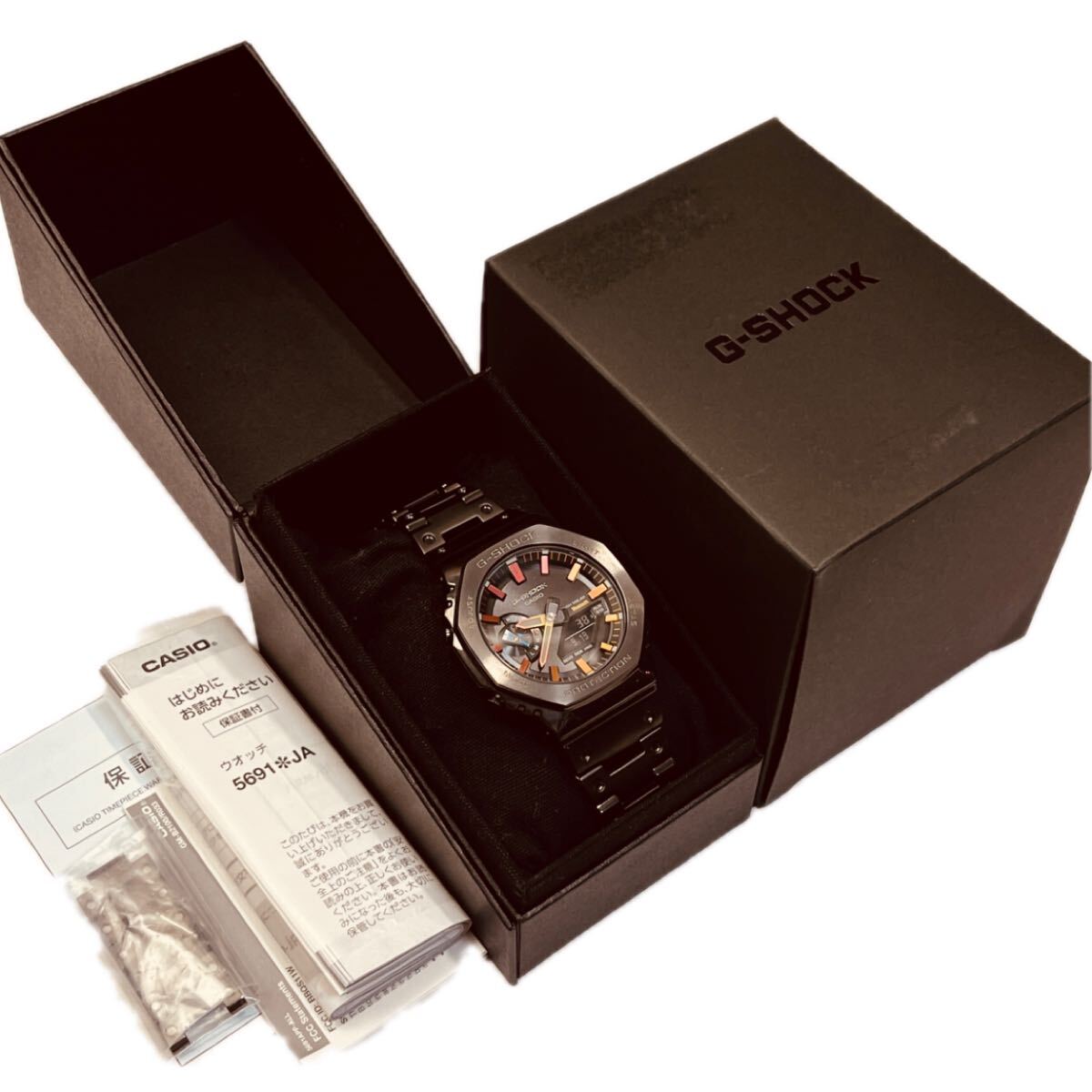 【新品同様】カシオ Gショック GM-B2100BPC-1AJF ソーラー 黒文字盤 G-SHOCK CASIO 腕時計 電波ソーラー拍卖