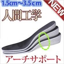 インソール メンズ レディース 中敷き 土踏まず 低反発 蒸れない アーチサポーター 超軽量 立ち仕事 通気 男女兼用 メッシュ加工【1.5cm】拍卖