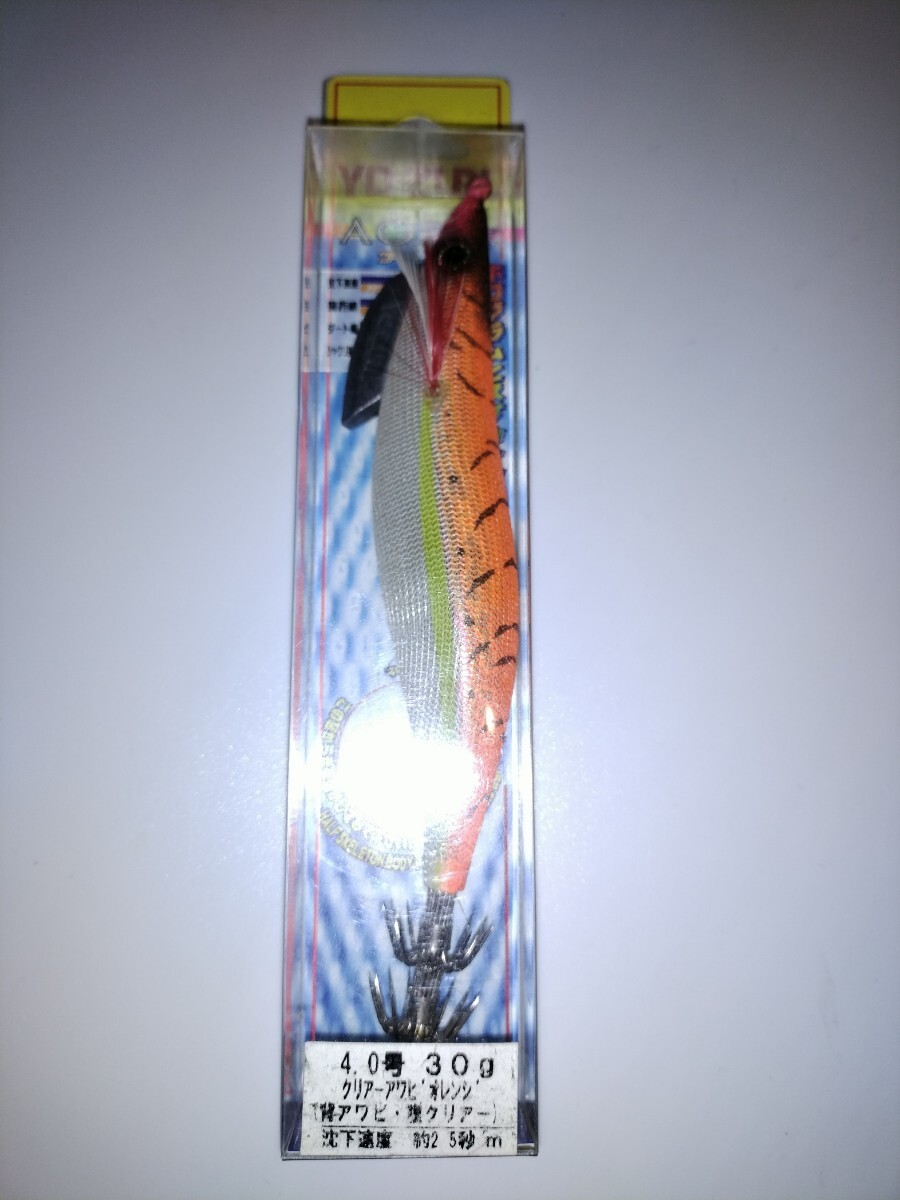 kS1 廃盤 ヨーヅリ アオラ   4.0号  エギクリアーアワビオレンジ拍卖