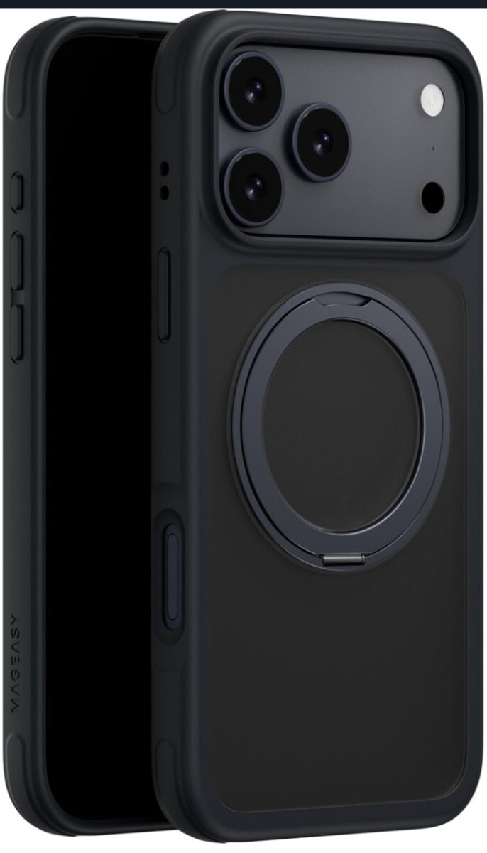 iPhone 17 Pro Max 対応 ケース クリア MagSafe 対応 回転 リング スタンド 耐衝撃 スマホケース マグセーフ 透明 頑丈 携帯ケース 拍卖
