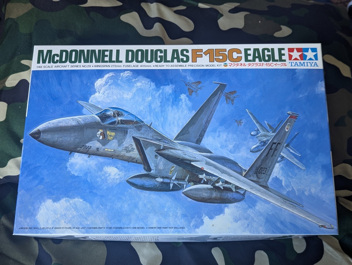 タミヤ1/48 マクドネル・ダグラス F-15C イーグル 第1戦術戦闘航空団第71戦闘飛行隊 ジャンク拍卖